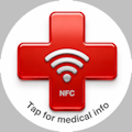 Three preconfigured NFC stickers